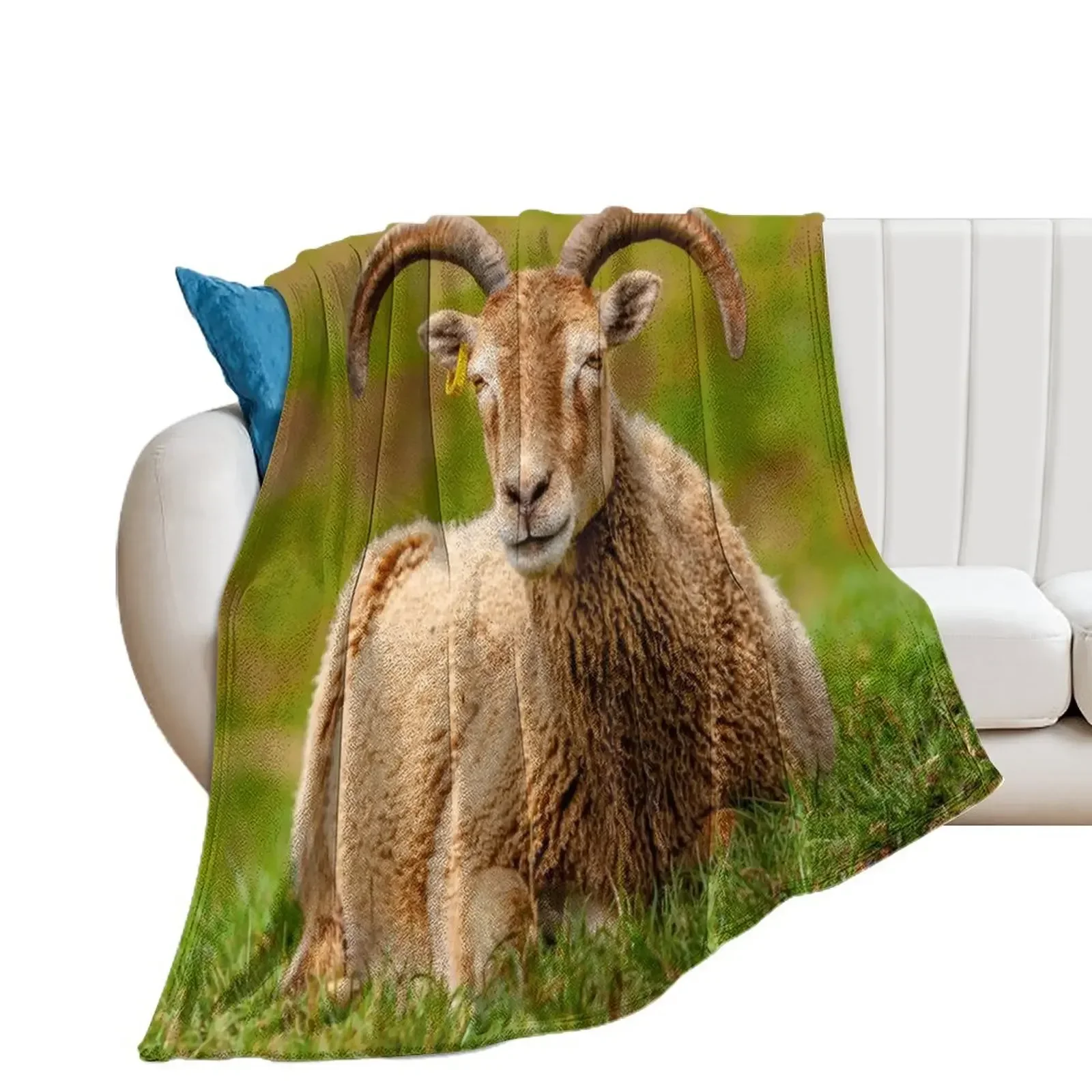 Одеяло Soay Sheep волосы летние аниме одеяла люксового бренда