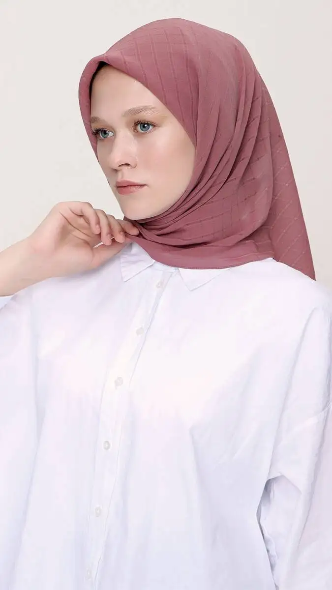 

Женский узор, тонкий шарф в стиле Рио, цвет розовый