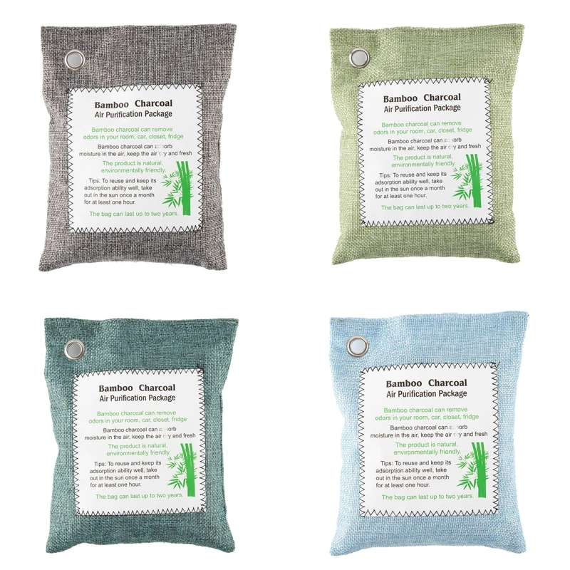 

Бамбуковый мешок с древесным углем L9NB, плохой запах, удаляющий артефакт, домашняя сумка