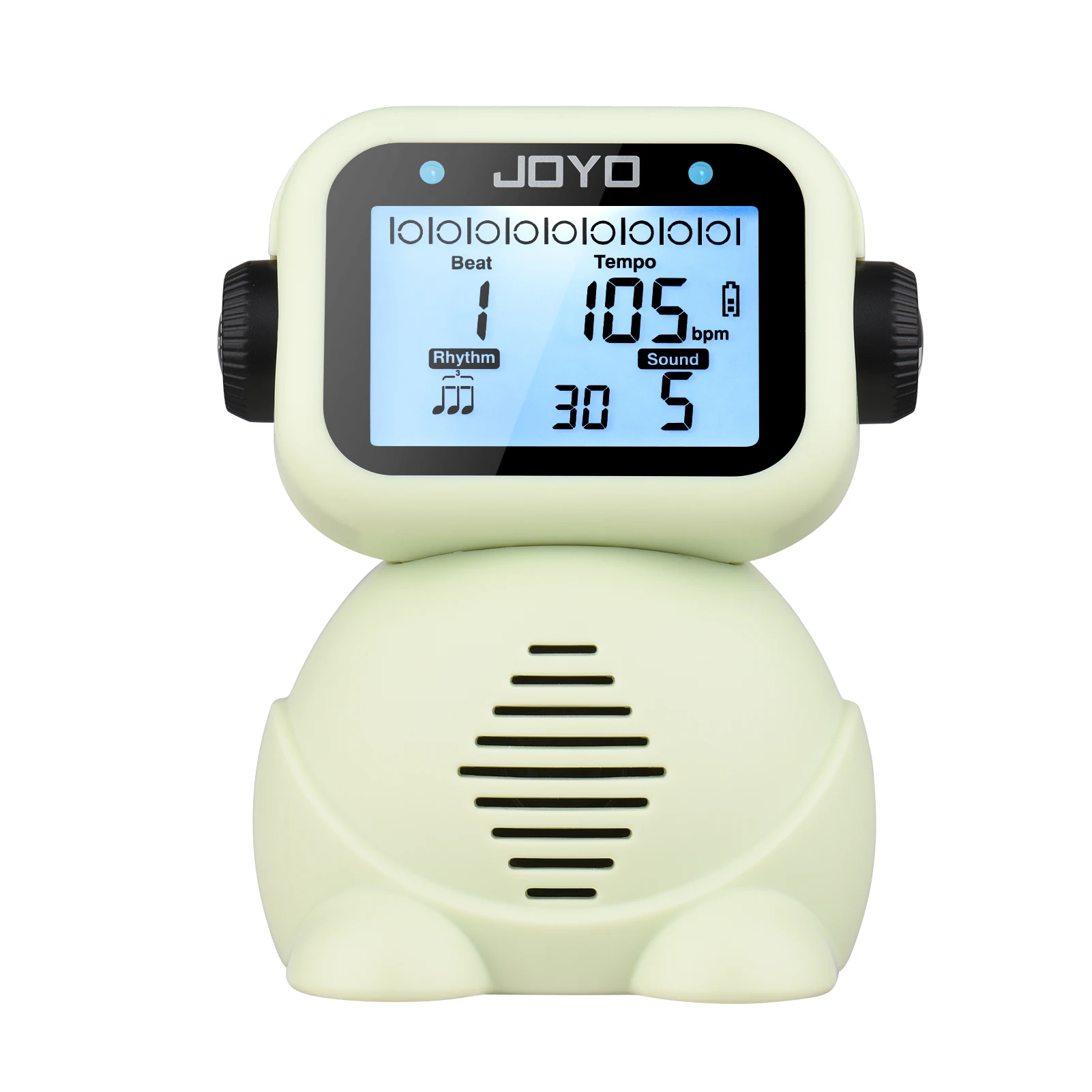 

JOYO Digital Voice Metronome with LCD Display Screen Portable Cute Robot Design for Girls Boys Suitable to Piano Guitar Drum Set