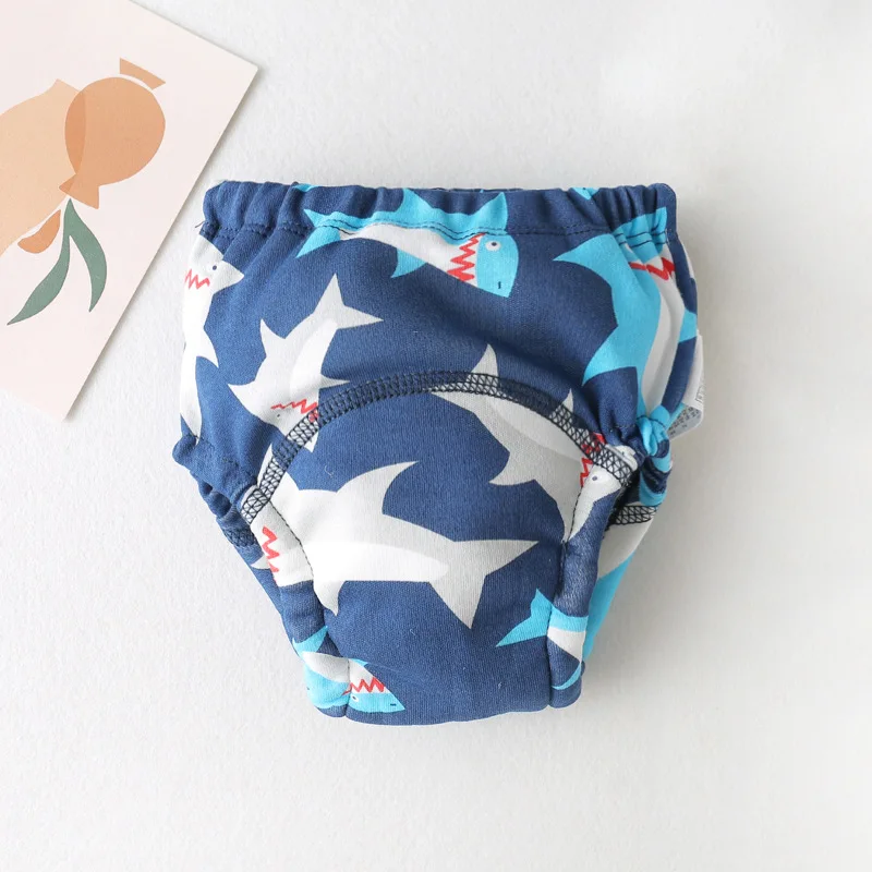 

6 Layers Baby Diapers Cotton Panties Newborn Breathable Reusable Cloth Nappy Girl Underwear Potty Training Pant Boy Eco Diaper