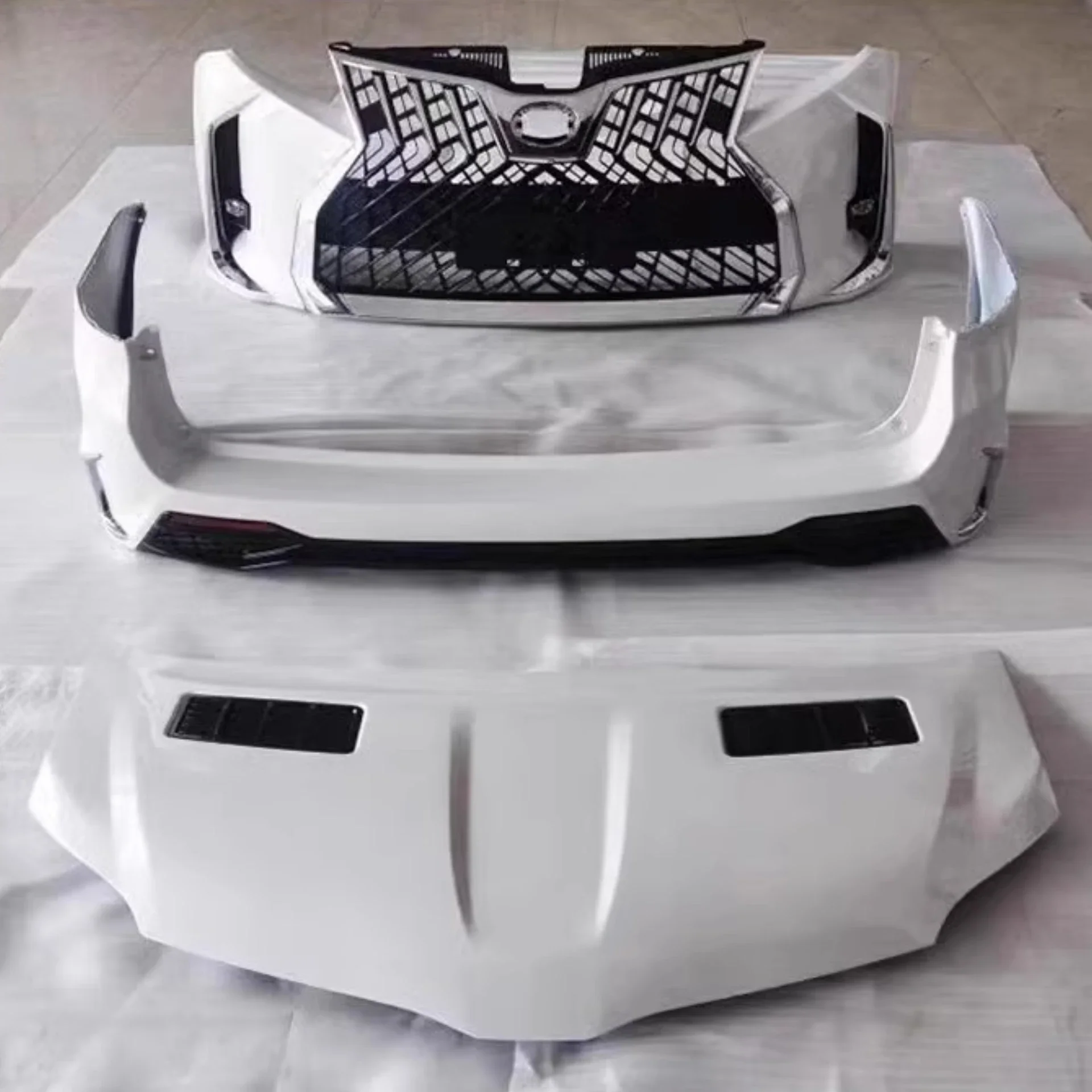 Передний задний бампер в сборе капот двигателя для Toyota Sienna 2011-2020 новый стиль