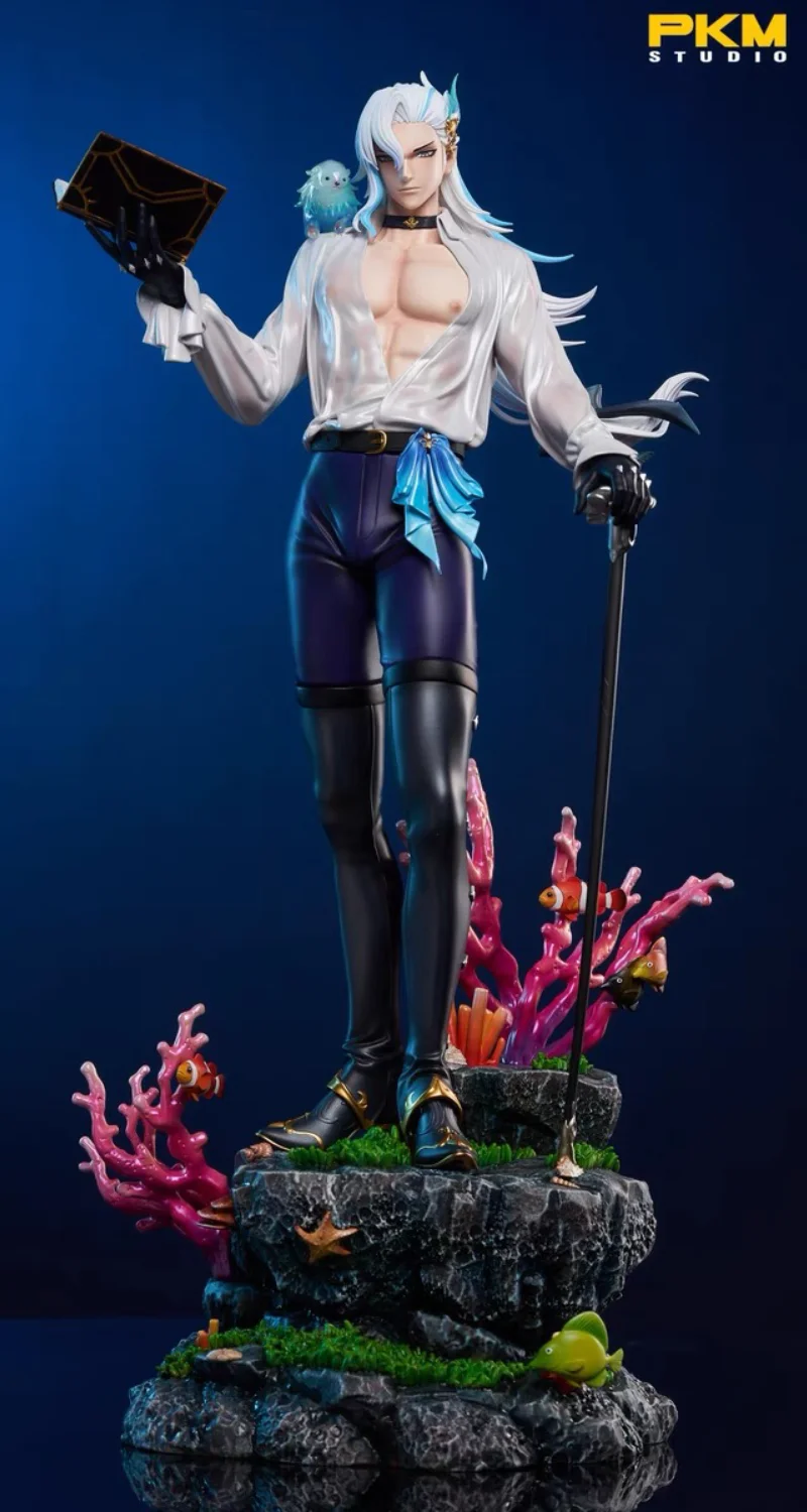 Pkm Studio Resin Gk Genshin Impact Neuvillette Game экшн-Фигурка Статуя Коллекционная модель украшения