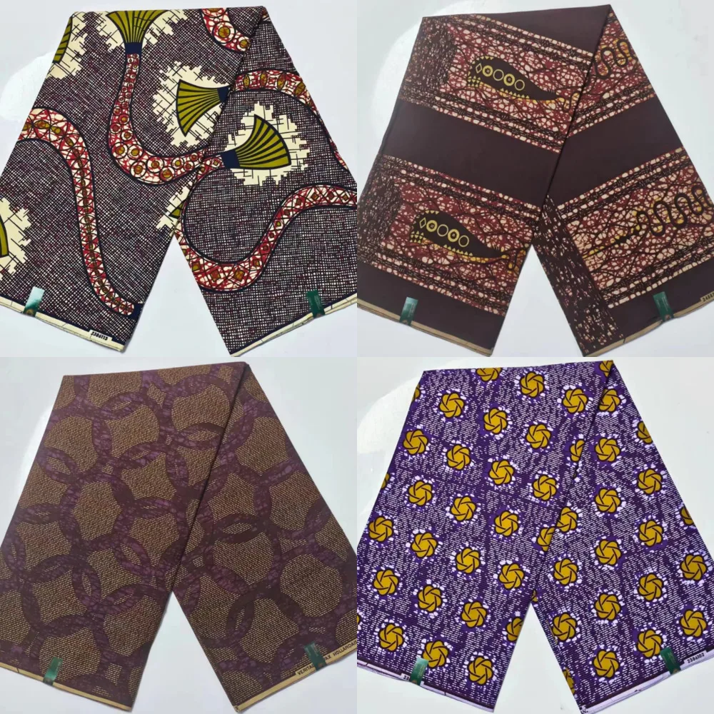 Новинка 2024 горячая Распродажа африканская восковая ткань хлопковый материал