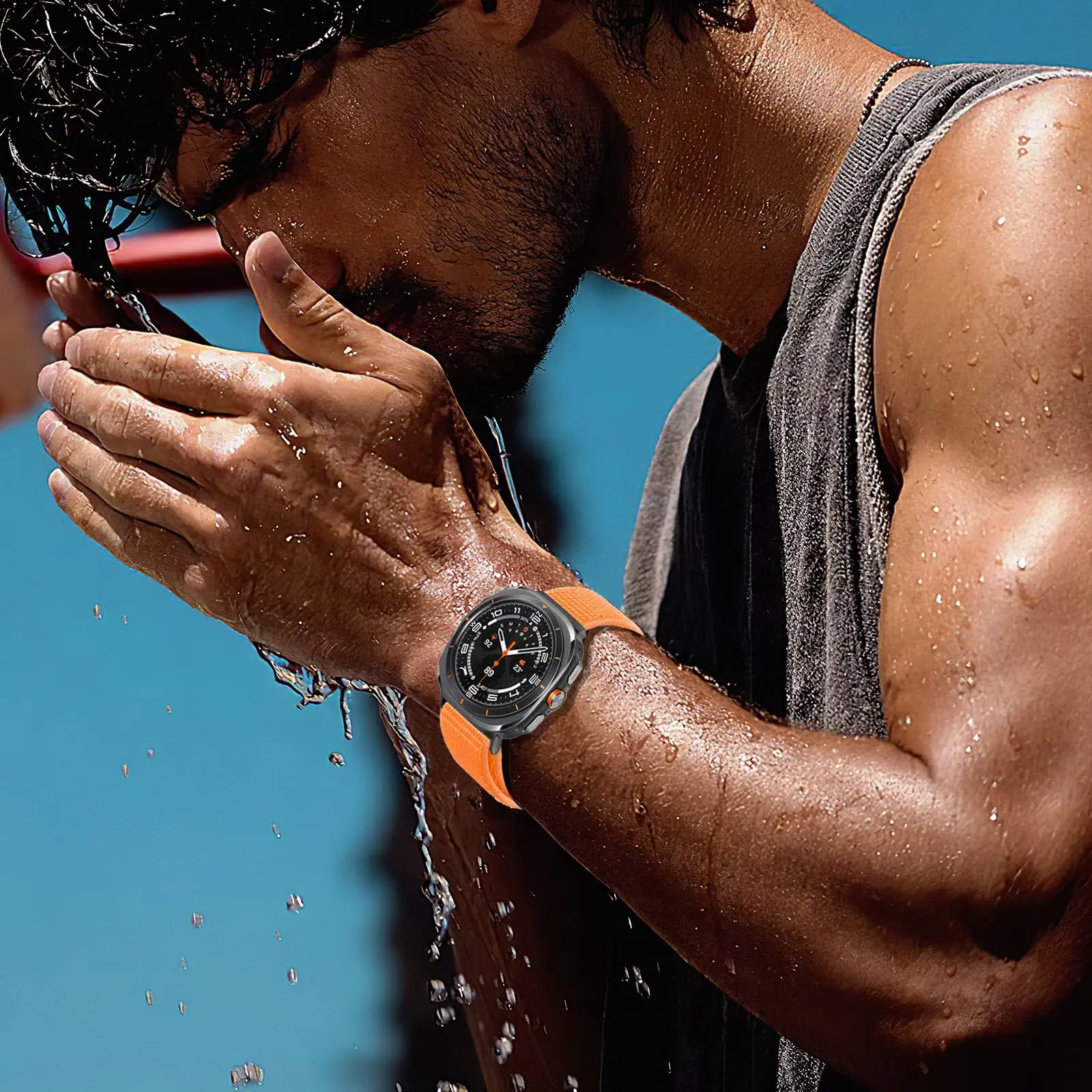 Нейлоновая петля для Samsung Galaxy Watch 7 Ultra ремешок 47 мм аксессуары спорта