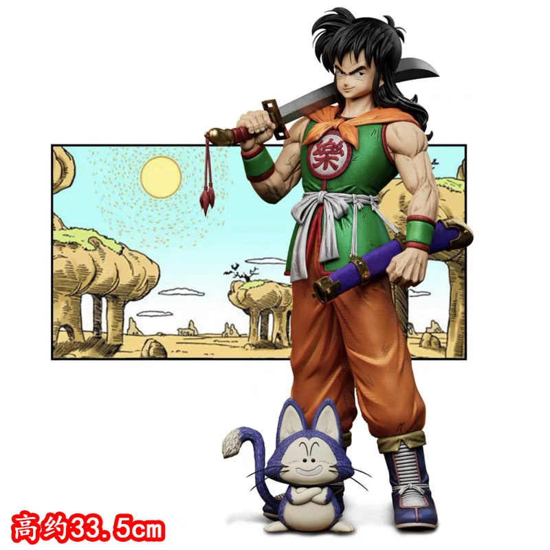 Фото Аниме Dragon Ball Yamcha Фигурка Puar Yamcha Фигурки ПВХ Статуя Настольный Орнамент Коллекционная Модель Игрушки Подарки №1