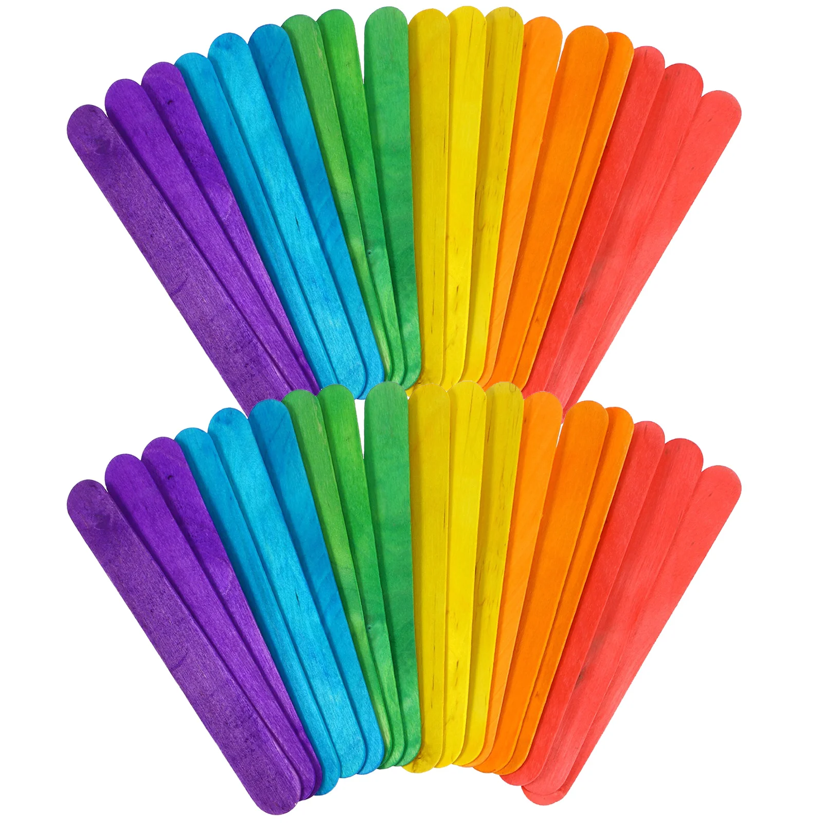 

Sticks Tongue Craft Wood Stick Depressor Popsicle Wooden Stirring Wax Applicator Ice Depressors Cream Diy Sterile Stir Projects