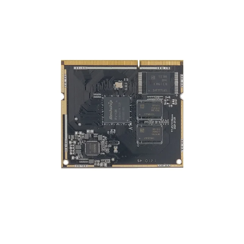 Фото Smartfly Rockchip RV1126/RV1109 Четырехъядерный процессор с золотым пальцем ARM Cortex A7 32-битный NEON FPU 1G DDR3 8G eMMG Основная плата №3