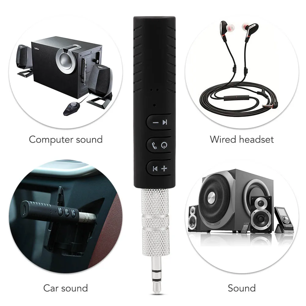 

Bluetooth Aux Wireless Audio Adapter Receiver For volkswagen bmw e46 audi a3 fiat 500 mercedes seat ibiza volkswagen polo