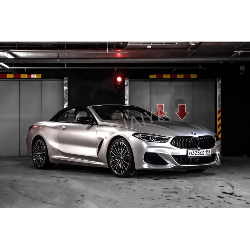 Высококачественная атласная Серебристая виниловая пленка призрака для