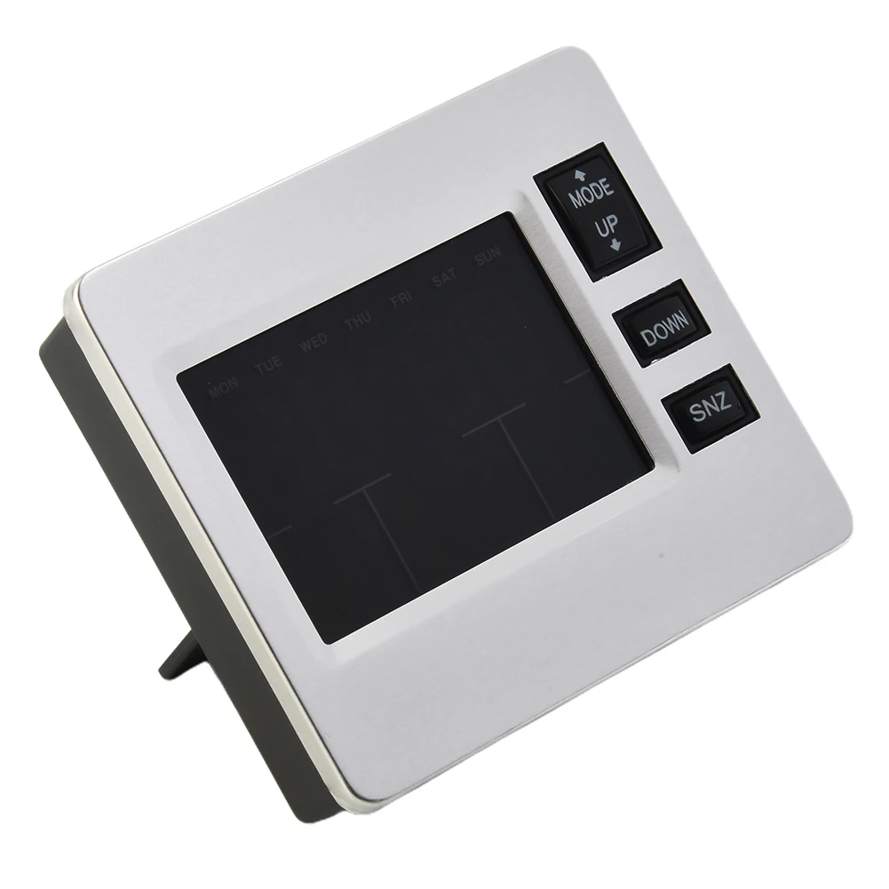 

Creative Color LCD Digital Alarm Clock Temperature Thermometer Humidity Hygrometer LED Time Clock Weather Station Support Voice