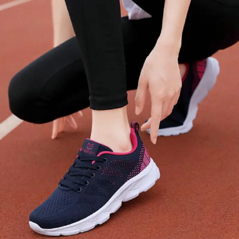 2023 Women Sport Shoes Fashion Platform Sneakers Ladies Spring Winter Flats Running Shoes Woman Nice Training Zapatillas Hombre