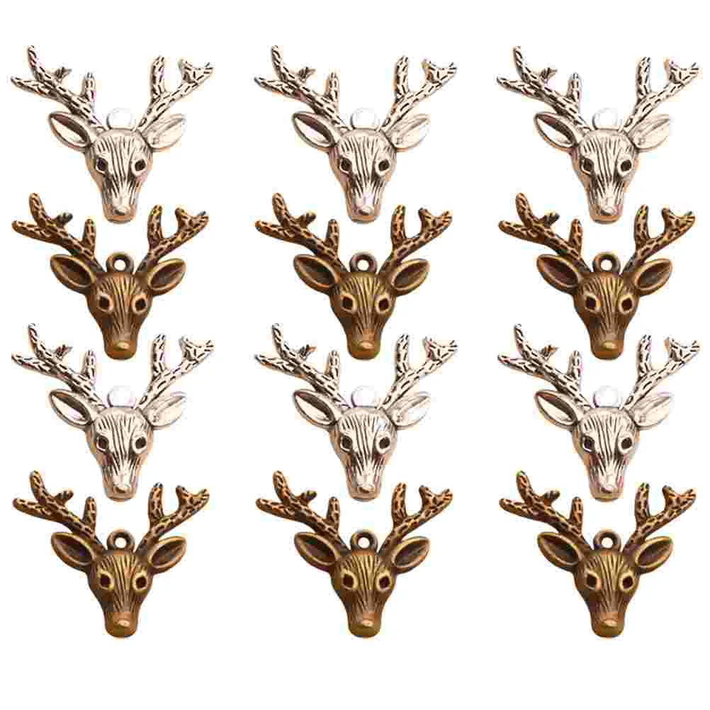 

20Pcs Deer DIY Charms Pendants Necklace Charms Jewelry Accessories for DIY