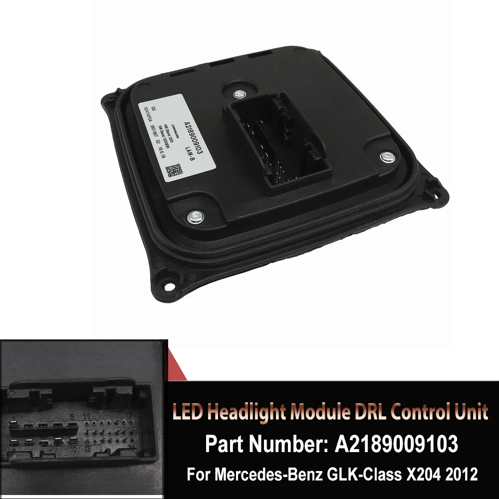 Светодиодный модуль фары для Mercedes-Benz C-CLASS W242 W246 DRL блок управления фарами 532469849 524742801 A2189009103 автозапчасти