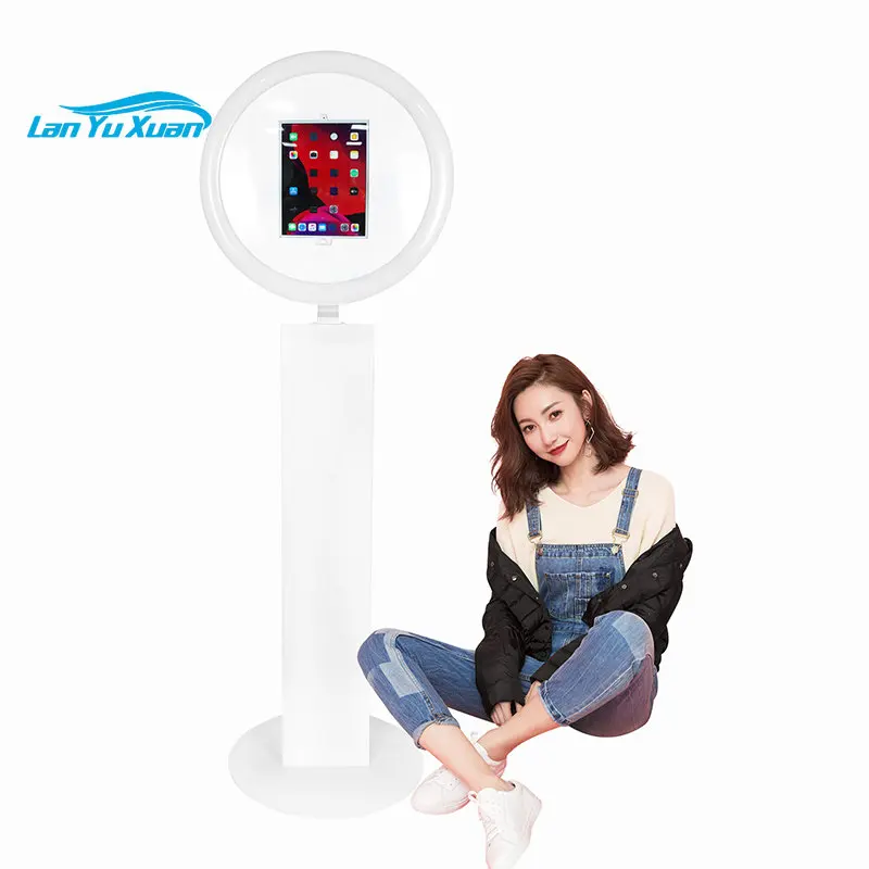 

Hand Held Selfie Led Ipad Photo Booth Shell Dslr Printer 10.2 Machine Ipad Led Display For Handheld Photo Booth