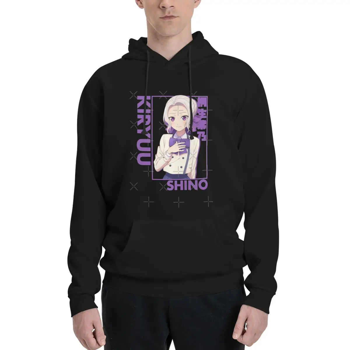 Kiryuu Shino - Kanojo Mo портретные толстовки с капюшоном в стиле аниме пуловер женская