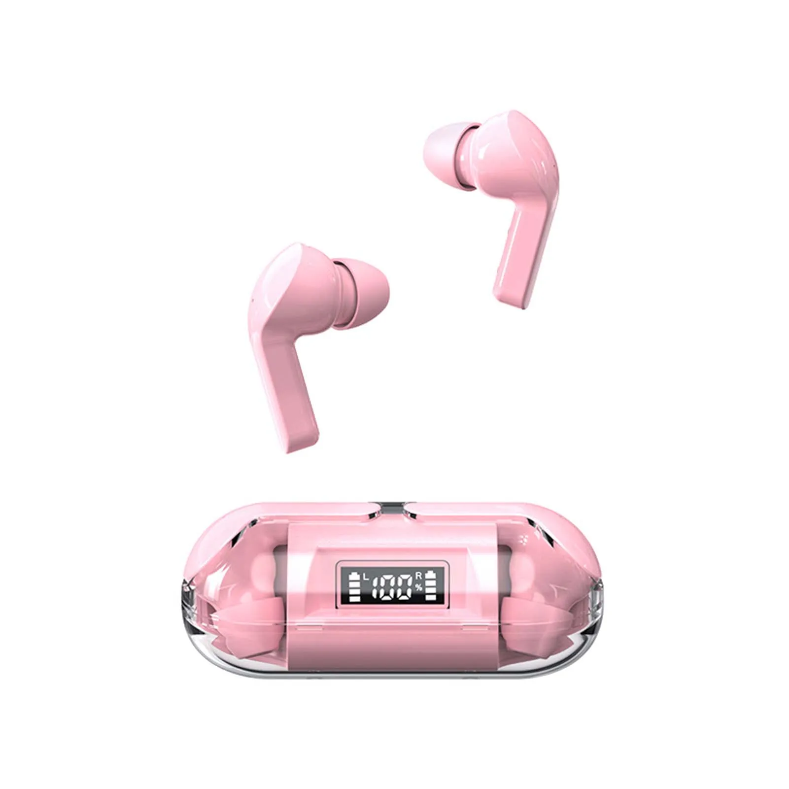 

Waterproof Wireless Earbuds with Voice Control Smart Noise Cancellation for Sports Hiking Riding Working Listening