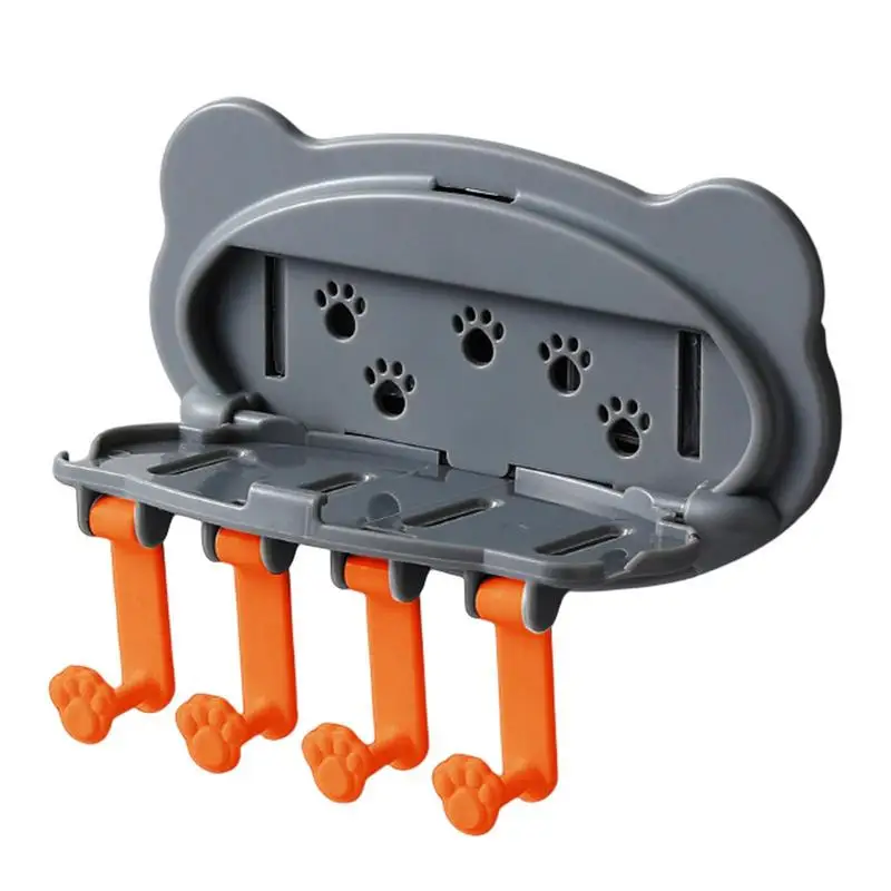 

Wall Phone Hook 2 Pieces Multipurpose Shower Kitchen Cell Phone Holder Phone Holder With 4 Hooks For Doorway Entryway Hallway