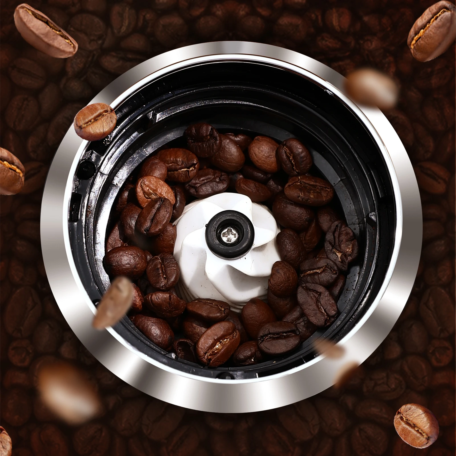 Sloby Original Brand Professional 15 Grind Settings Conical Burr Coffee Grinder Grinds For Espresso to Coarse For French Press enlarge