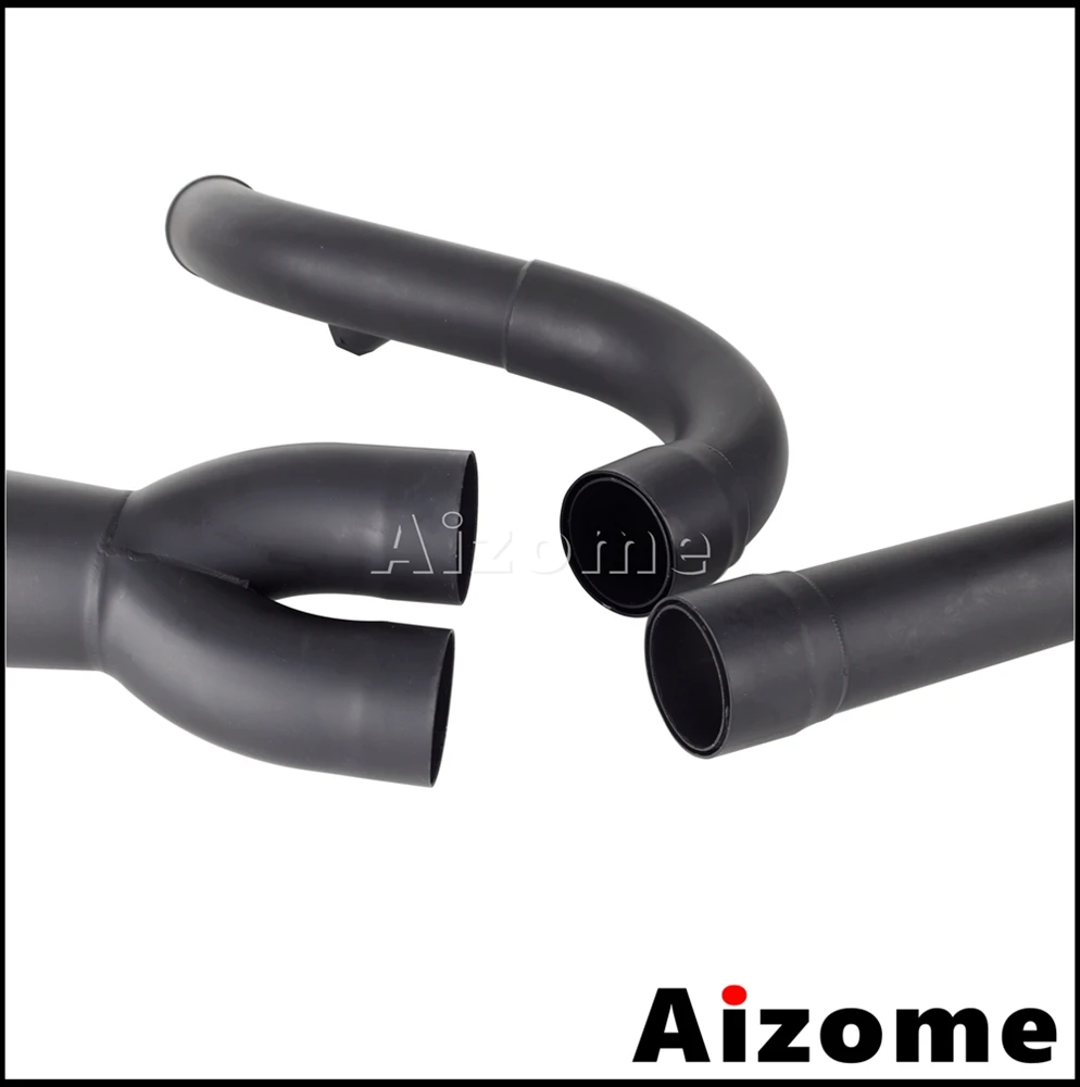 Мотоциклетный глушитель выхлопной трубы 2 в 1 для Harley Softail стандарт FXST Street Bob FXBB FXBBS