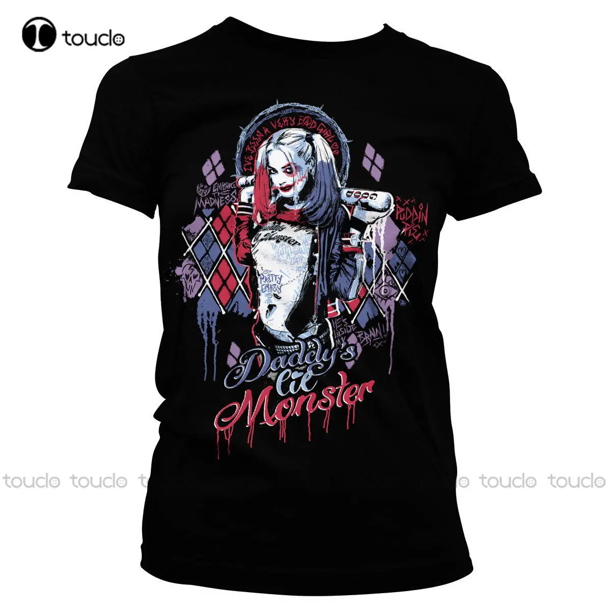 

Print Men T Shirt Summer Suicide Quinn T-Shirt Custom aldult Teen unisex digital printing Tee shirt fashion funny new