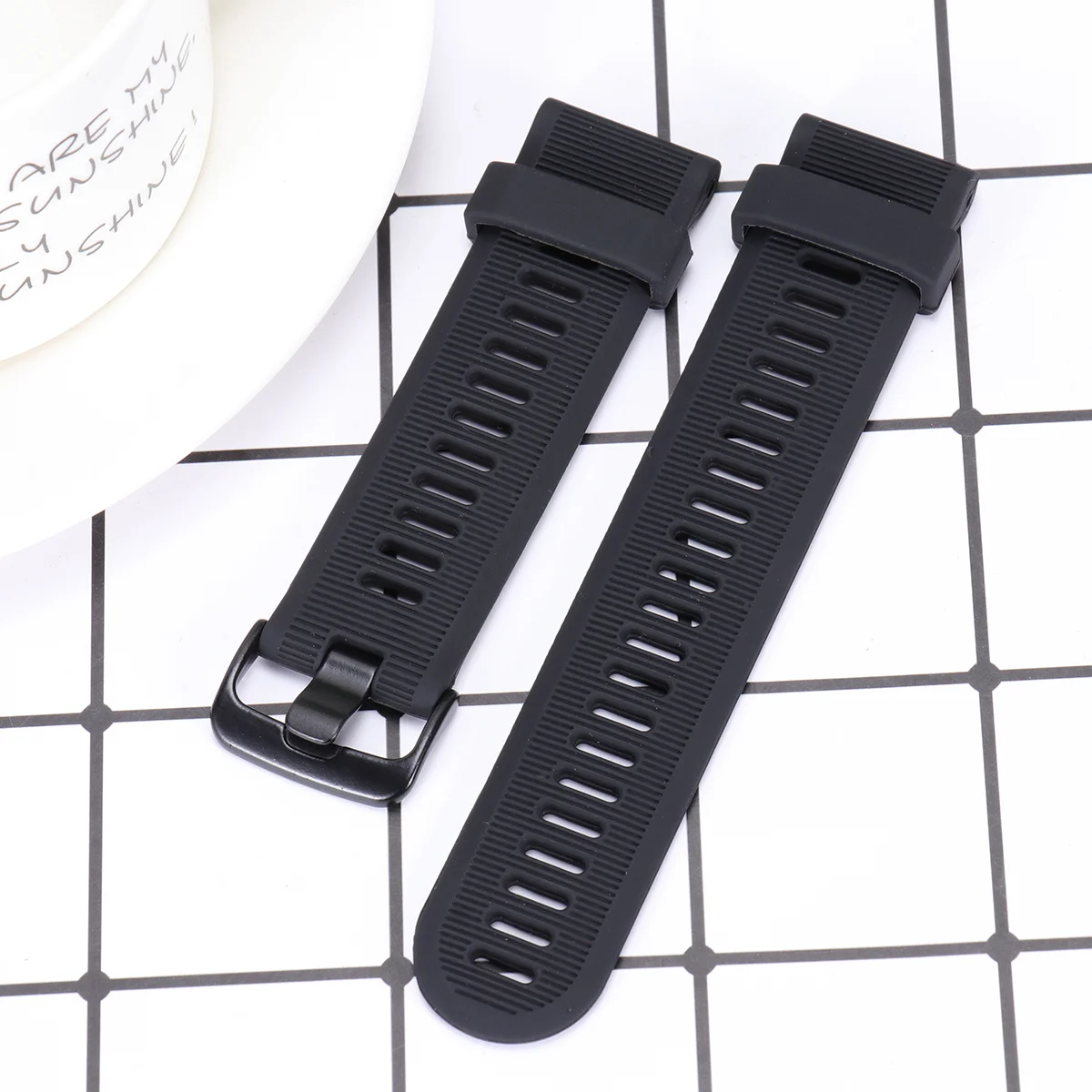 

Black Silicone Watch Replacement Band: Interchangeable Watch Straps Waterproof Silicone Wrist Belt Quick Release Watch Strap