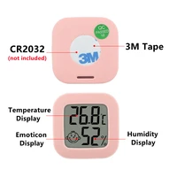 Компактный термометр-гигрометр на липучке. Питается от батарейки CR2032.#3