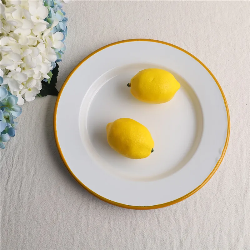 

Круглая эмалированная тарелка для пиццы, 9 дюймов