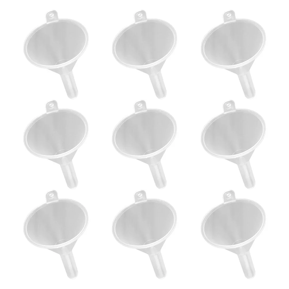 

100 Pcs Perfume Dispensing Funnel Making Kit Funnels Plastic Filling Mini