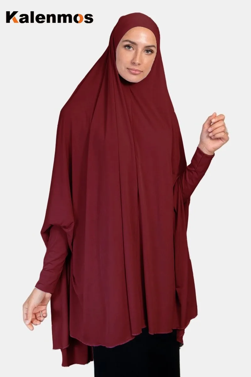 Мусульманский хиджаб женский головной шарф цзилбаб мусульманский ИК абайя топы