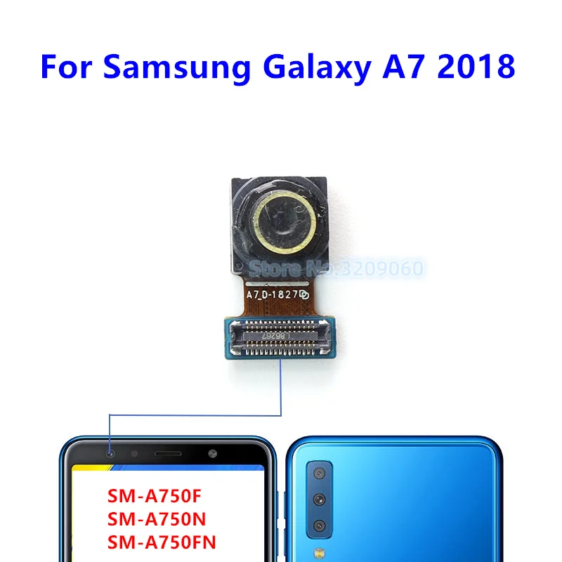 Original Front Rear Back Camera For Samsung Galaxy A7 2018 A750 Main Camera Module Mobile Phone Accessories Replacement Spare images - 6