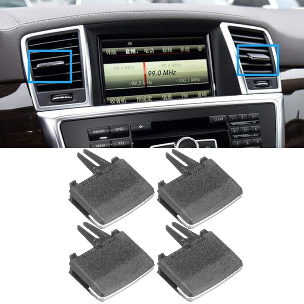 

4pcs Car Air Vents Tab Clip For Mercedes For Benz ML350 ML550 2012-2015 Car Air Conditioner Outlet Vents Tab Clip Repair Kit