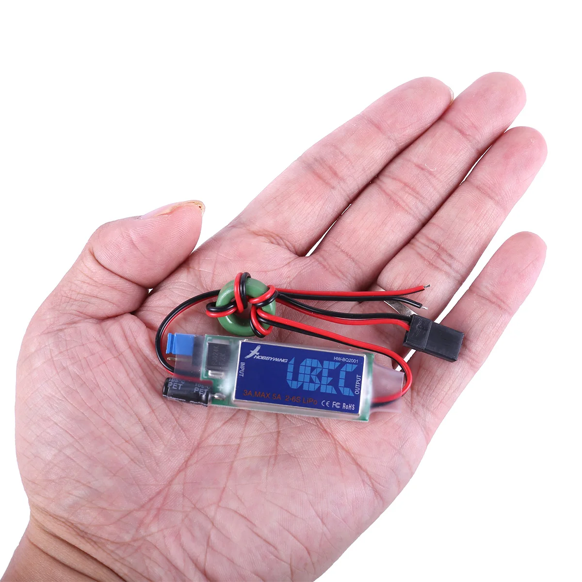 Оригинальный HOBBYWING 5 В/6 В RC UBEC 3A Max 5A Самый низкий RF шум BEC Полная защита от помех