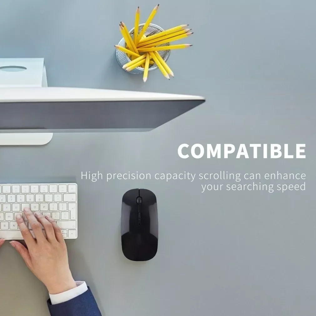 

Professional 2.4GHz Optical Wireless Mouse Wireless Compatible USB Button Gaming Mouse Gaming Mice Computer Mouse For PC Laptop