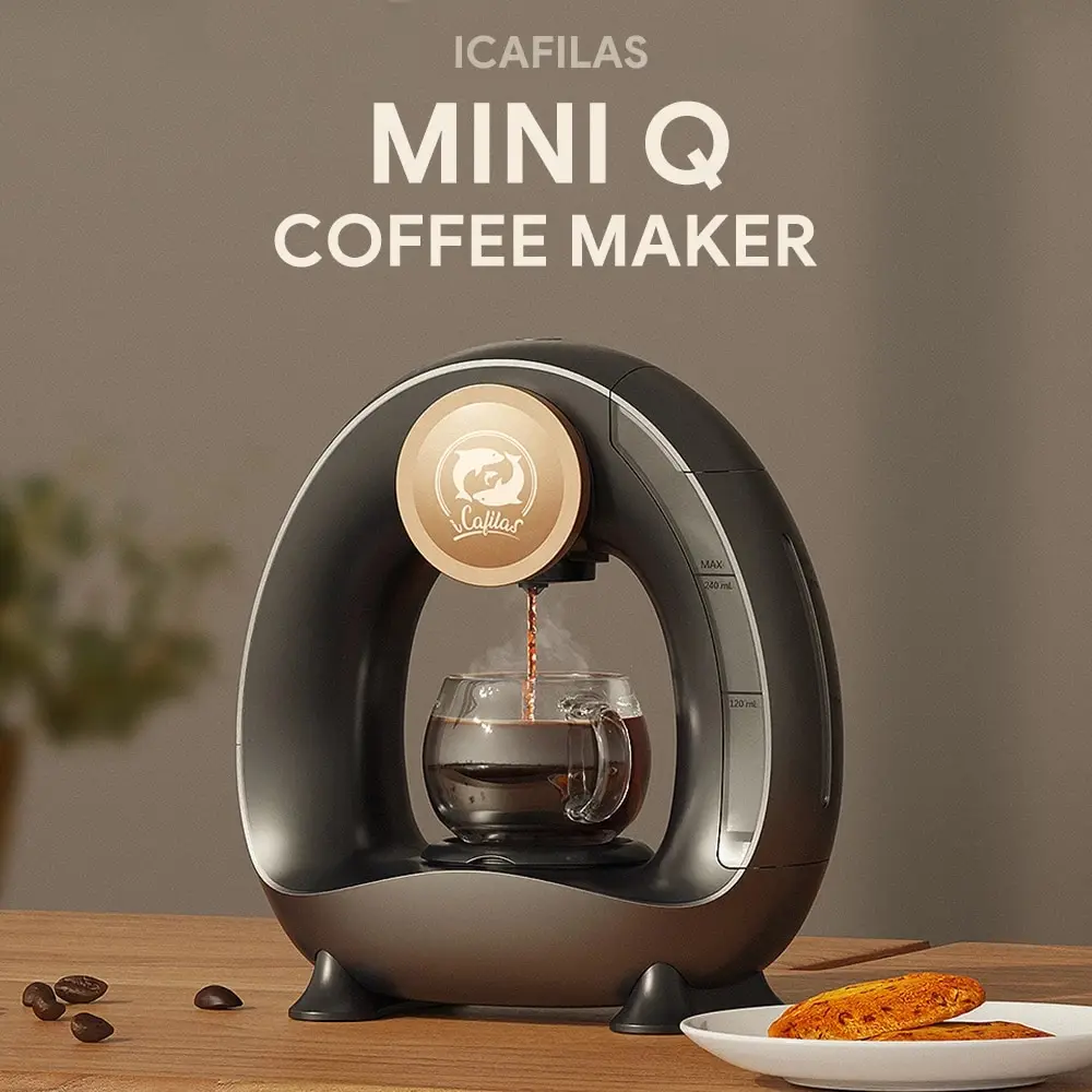 

MINI Q Coffee Maker Machine Low Decibel Silent No Vibration