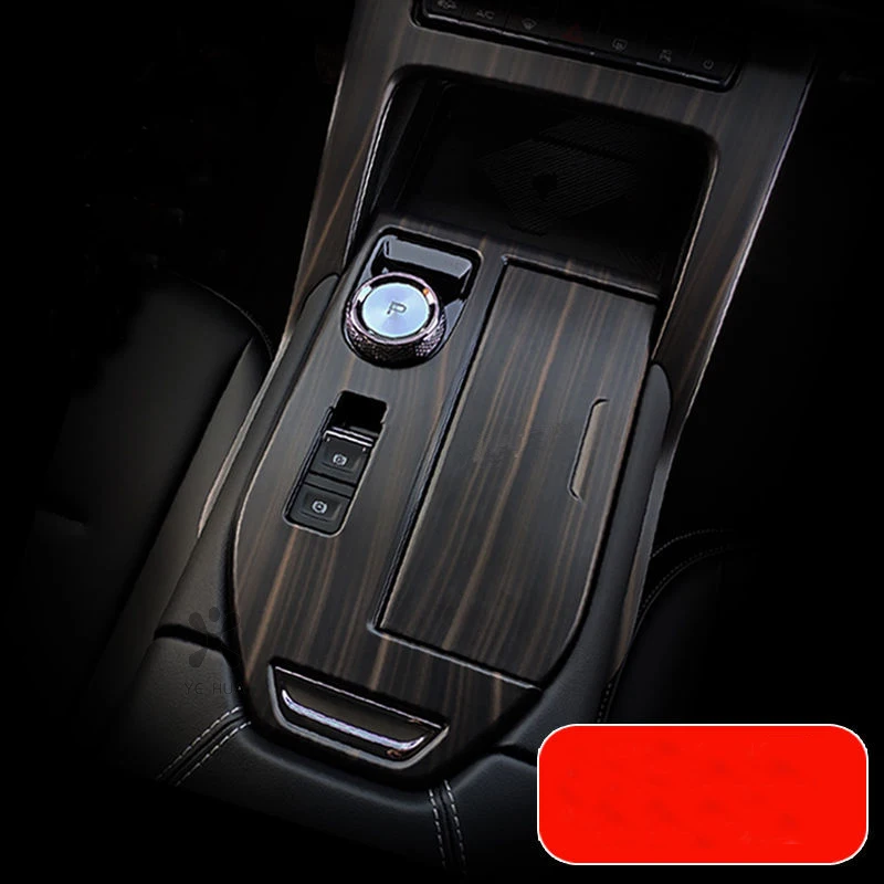 

For Haval 3rd Gen H6 2023 Sandalwood Grain Carbon Fiber Grain Panel Interior Kit Car Shape Decoration Modification Accessories