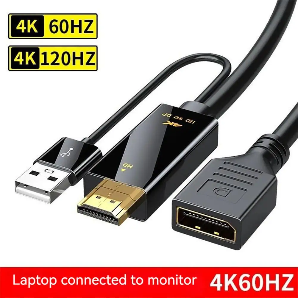 

Кабель-Переходник Hdmi-совместимый с Usb «папа»-«мама»