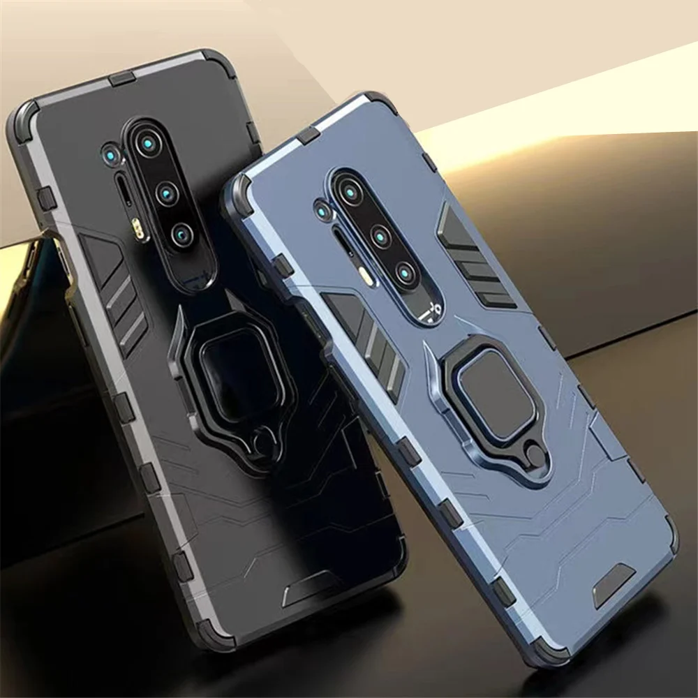 

Oneplus 8 Pro Shockproof Armor Case For Oneplus 8 9 Pro 9RT 8T 7T Pro Ring Stand Phone Cover for Oneplus Nord 2 CE N10 5G N100