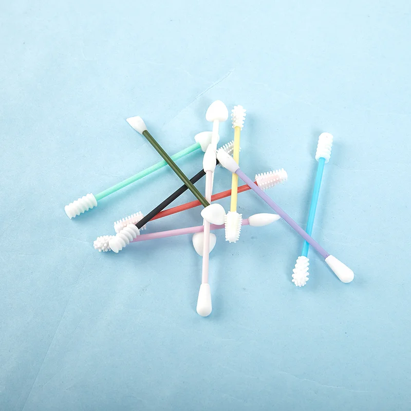 Силиконовые ватные палочки многоразовые для чистки ушей двухсторонние и носа