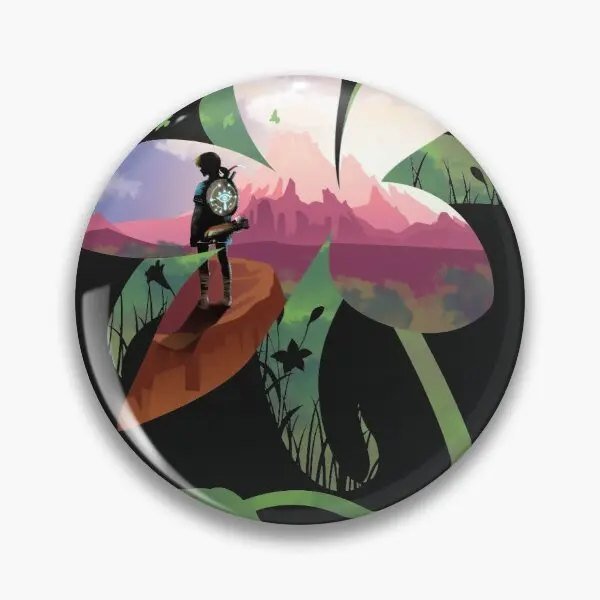 

Wild Flower Customizable Soft Button Pin Women Badge Hat Collar Jewelry Creative Cartoon Lapel Pin Cute Decor Brooch Gift