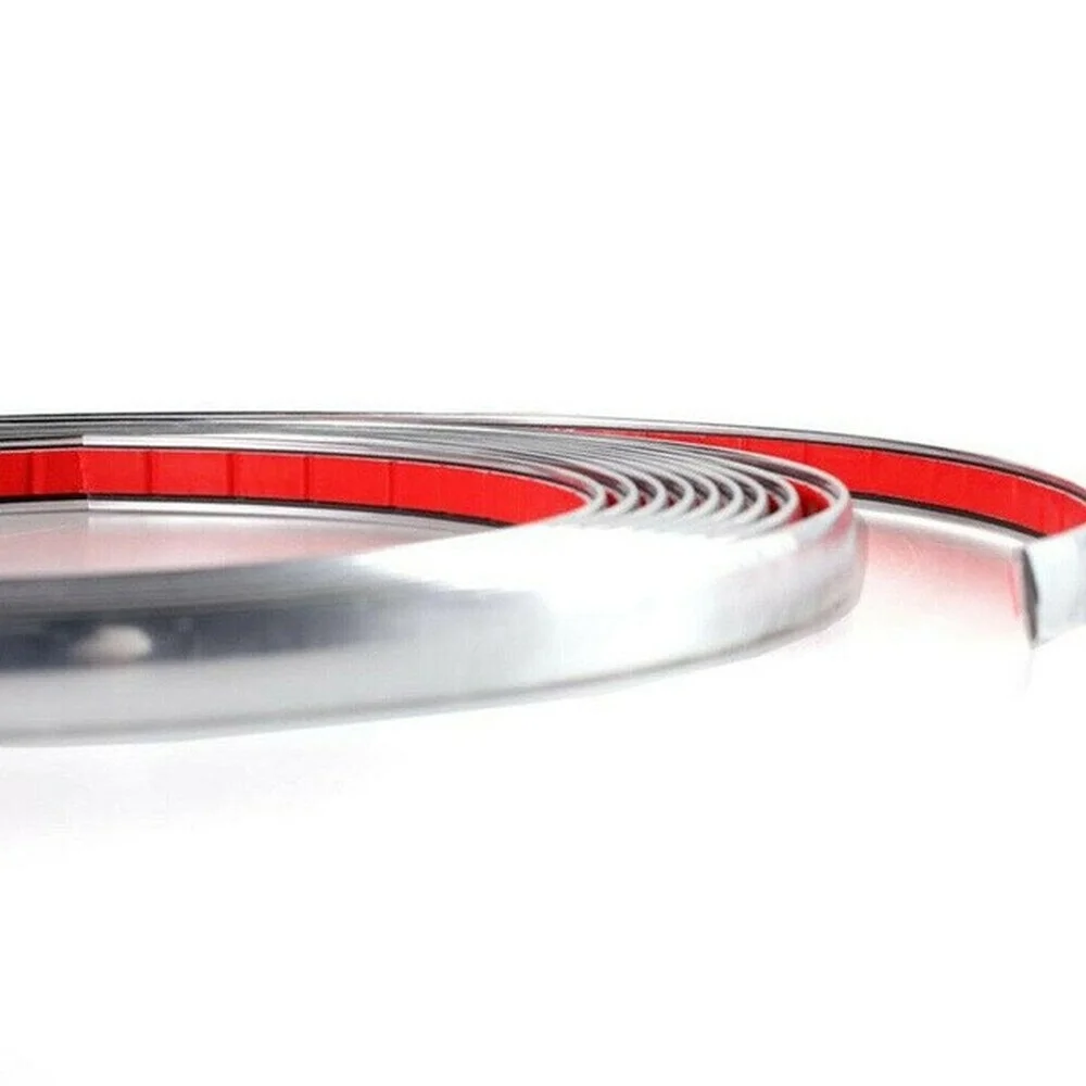 Автомобильная хромированная лента для молдинга 5 м протектор бампера