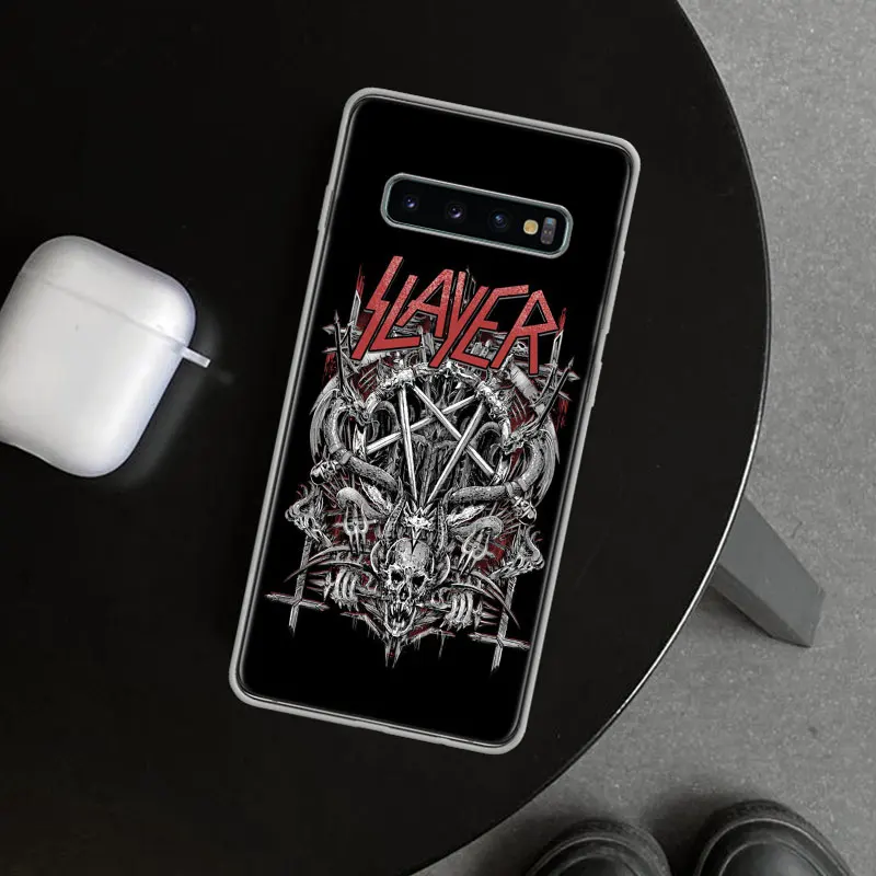 Чехол для телефона Slayer из тяжелого металла рок-группы чехол Samsung Galaxy S20 S21 FE S22 S23 S24