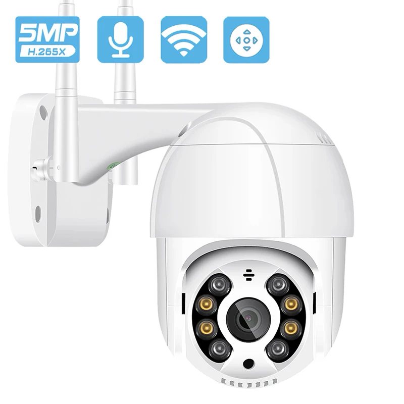 

1080P Ip Camera Wifi Outdoor Ai Human Detection Audio Wireless Security Cctv Camera P2P Rtsp 4X Digitale Zoom Wifi Cameras