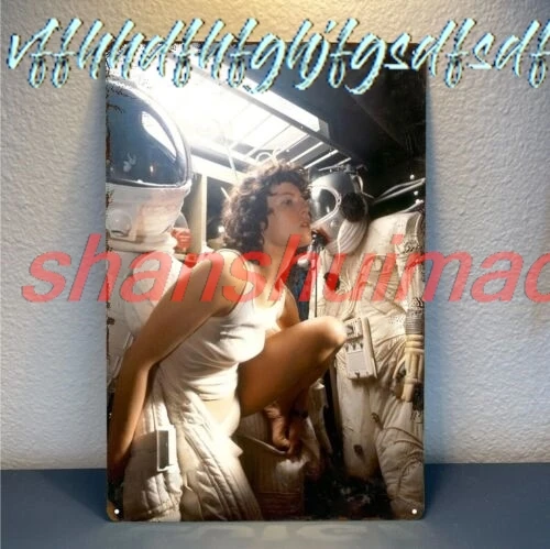 Чужой фильм Sigourney Weaver фото металлический плакат жестяная вывеска - пластина 20x30 см