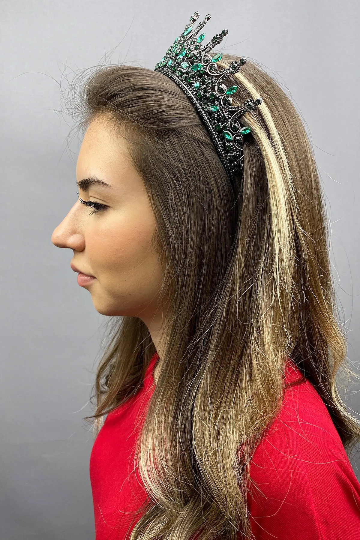 

Green Leonis Bridal Henna Crown
