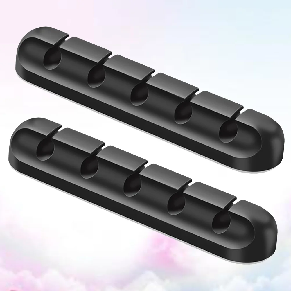 

2pcs Practical Cable Organizer USB Cable Holder Data Line Organizer for Office Home