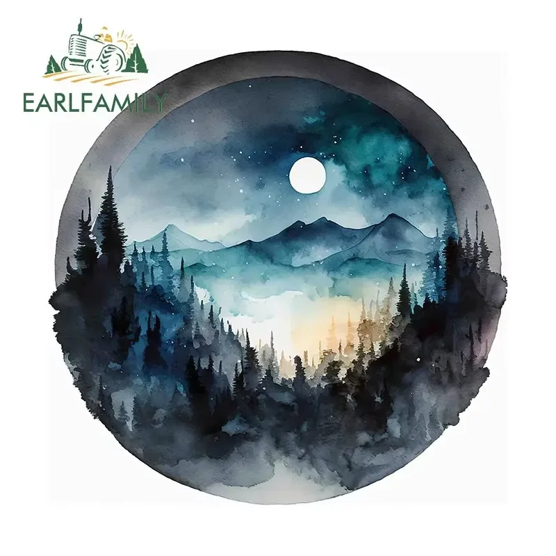 

EARLFAMILY для горов и реков, вид на природу, автомобильные наклейки, граффити для альпинистов, наклейки, устойчивые к царапинам автомобильные этикетки