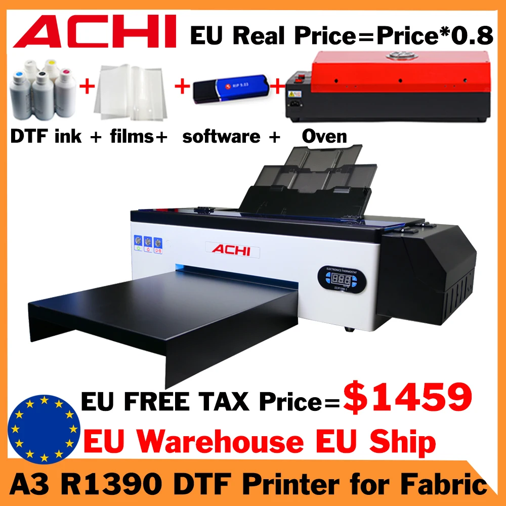Принтер A3 DTF принтер Термотрансферная печать прямая трансферная пленка для