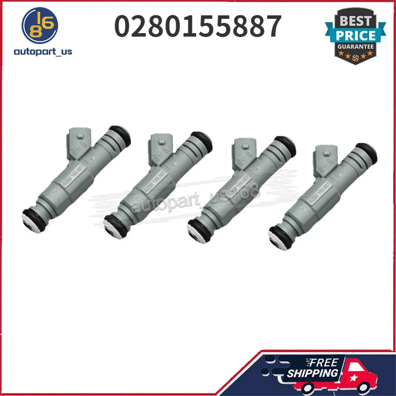 

Топливные форсунки 0280155887 4 шт. для Ford Contour Ford Escape Ford Escort Ford Focus Mercury Cougar Mercury Мистика
