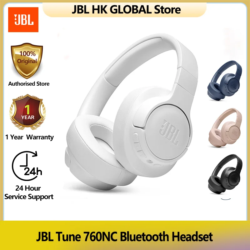 

JBL 100%Original TUNE 760NC/770NC Bluetooth Wireless Headset Noise Reduction Headphones 55 hours of battery life Bluetooth 5.0